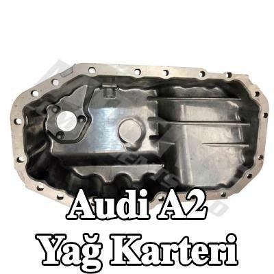 motive Yağ seviye sensörü deliği olan yağ karteri — Audi A2