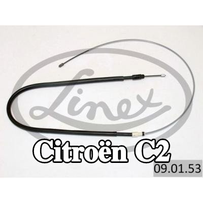 LINEX كابل، فرامل الخدمة — Citroën C2