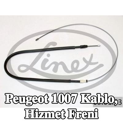 LINEX Kablo, hizmet freni — Peugeot 1007