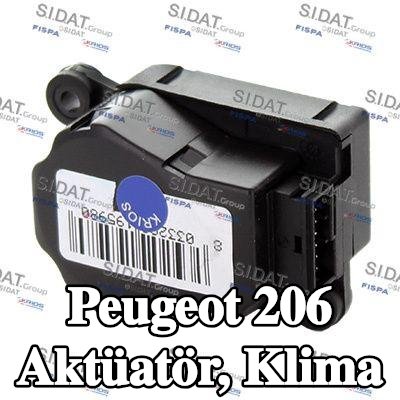 KRIOS Aktüatör, klima — Peugeot 206