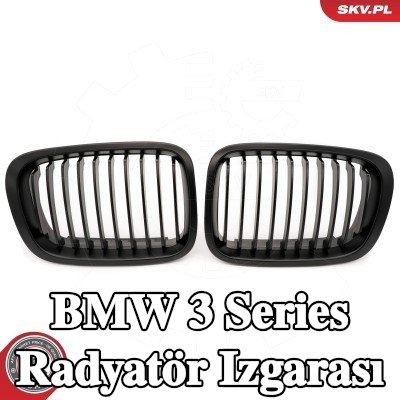 ESEN SKV Her İki Taraf Radyatör Izgarası, mat siyah — 2002 BMW 3 Series