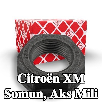 FEBI BILSTEIN Somun, ön aks sol aks mili, Ön Aks Sağ — Citroën Xm
