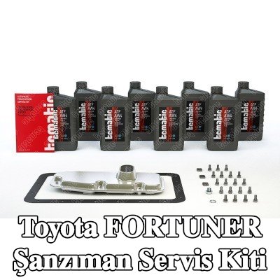 TCMATIC Şanzıman servis kiti Yağ Değişimi (boşaltma yoluyla), aksesuarlarla, standart yağ değişimi için yağ miktarı ile — Toyota Fortuner