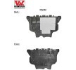 VAN WEZEL Sessizleştirici Malzeme, motor bölmesi Alt, ısı kalkanı — Volkswagen Golf (2)