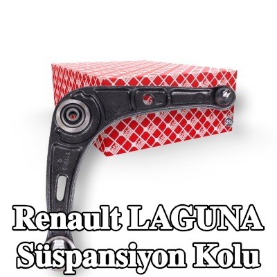 FEBI BILSTEIN Ön Aks Alt Süspansiyon Kolu, Sağ, Dökme Çelik, bilyeli mafsal ile, kilit somunu ile, lastik yastıklı — 2000 Renault Laguna