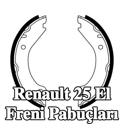 ABE El freni pabuçları Arka Aks, 160mm — Renault 25