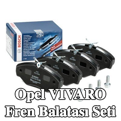 BOSCH Fren balatası seti 18, 05mm, gıcırtı önleyici plaka ile, cıvata/vida ile, aksesuarlarla — 2012 Opel Vivaro