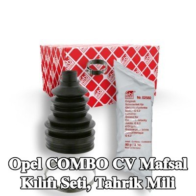 FEBI BILSTEIN CV kılıf kiti, tahrik mili Ön Aks, Termoplast — 2000 Opel Combo