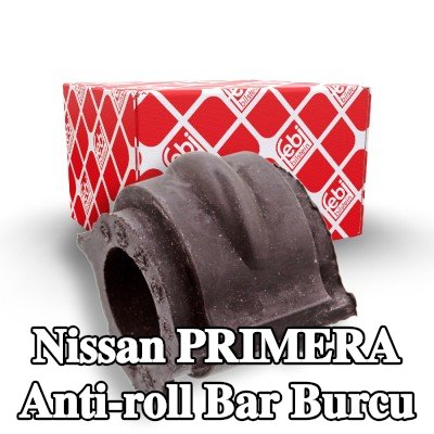 FEBI BILSTEIN Ön aks stabilizatör çubuğu burcu, 22mm, Kauçuk — Nissan Primera
