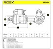 RIDEX Marş motoru 1, 05kW — 1990 Citroën C25 (5)