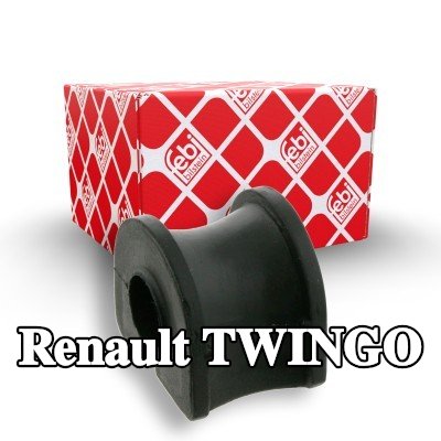 FEBI BILSTEIN جلبة قضيب مانع للانقلاب المحور الأمامي, 16mm, مطاط — 2002 Renault Twingo