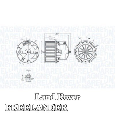 MAGNETI MARELLI محرك منفاخ التدفئة — Land Rover Freelander