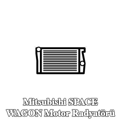 NRF Motor radyatörü Alüminyum — 1990 Mitsubishi Space Wagon