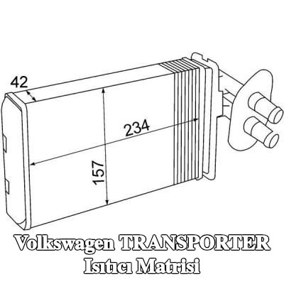 MAHLE Isıtıcı matrisi — 2000 Volkswagen Transporter