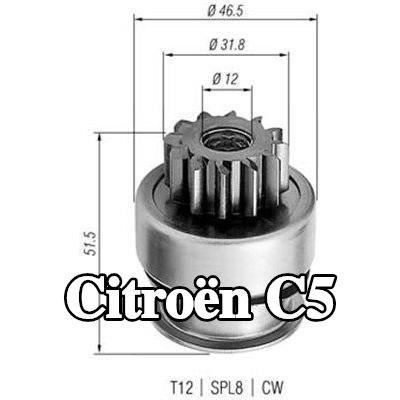 MAGNETI MARELLI الترس الصغير، المُشغّل — 2004 Citroën C5