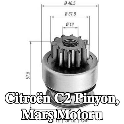 MAGNETI MARELLI Pinyon, marş motoru — 2003 Citroën C2