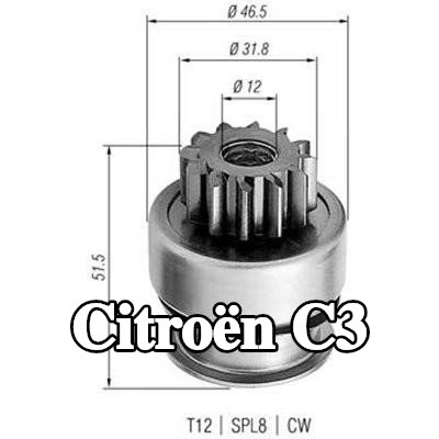 MAGNETI MARELLI الترس الصغير، المُشغّل — Citroën C3