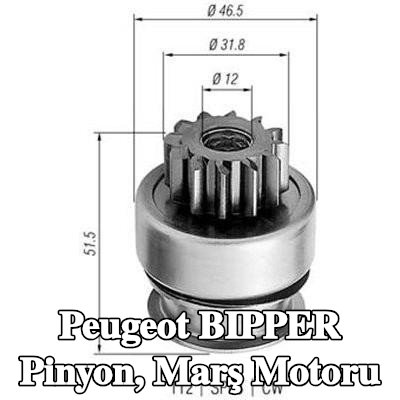 MAGNETI MARELLI Pinyon, marş motoru — Peugeot Bipper