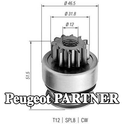 MAGNETI MARELLI الترس الصغير، المُشغّل — Peugeot Partner