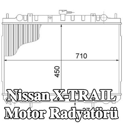 MAHLE Motor radyatörü — 2012 Nissan X-trail