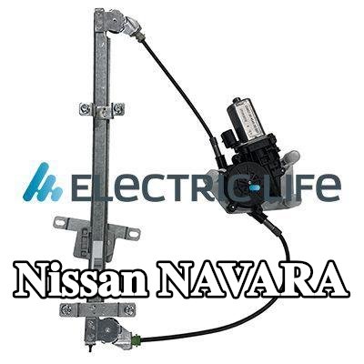 ELECTRIC LIFE مُحرك نافذة أمامي أيسر, كهربائي, مع محرك كهربائي — 2002 Nissan Navara