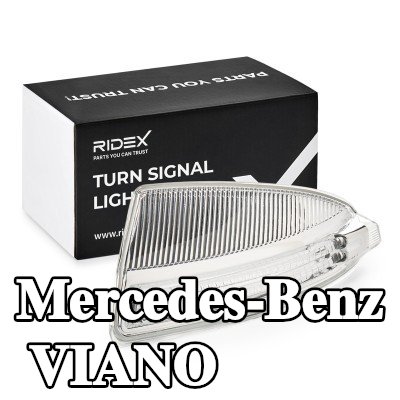 RIDEX مؤشر جانبي مرآة خارجية, أمامي أيسر, شفاف تمامًا — Mercedes-Benz Viano