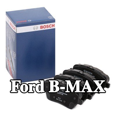 BOSCH مجموعة وسادات الفرامل 17, 55mm, مع لوحة مانعة للصرير — Ford B-max