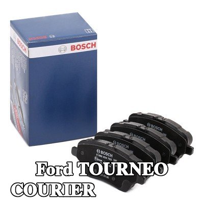 BOSCH مجموعة وسادات الفرامل 17, 55mm, مع لوحة مانعة للصرير — 2016 Ford Tourneo Courier