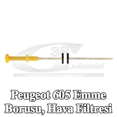3RG Emme borusu, hava filtresi — Peugeot 605