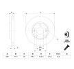 BOSCH Fren diski Dış Çap: 280mm, Havalandırmalı, Yağlanmış, cıvata/vida ile — Hyundai ix35 (9)