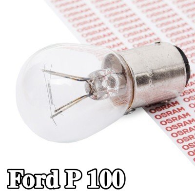 OSRAM مصباح إشارة ORIGINAL, لمبة بمقبس, 12V — Ford P 100