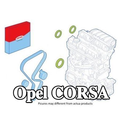 CORTECO مجموعة سدادات العمود, جانب بكرة المحرك — 2000 Opel Corsa