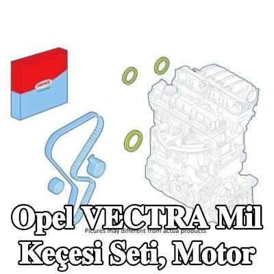 CORTECO Mil Conta Seti, motor kasnağı tarafı — 2000 Opel Vectra
