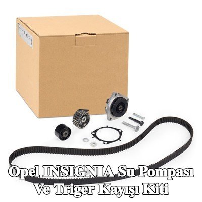 BOSCH Su pompası ve triger kayışı kiti Diş Sayısı: 199, Width: 24mm — Opel Insignia