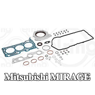 ELRING مجموعة حشيات كاملة, محرك مع مانع تسرب العمود المرفقي, مع أختام ساق الصمام — Mitsubishi Mirage