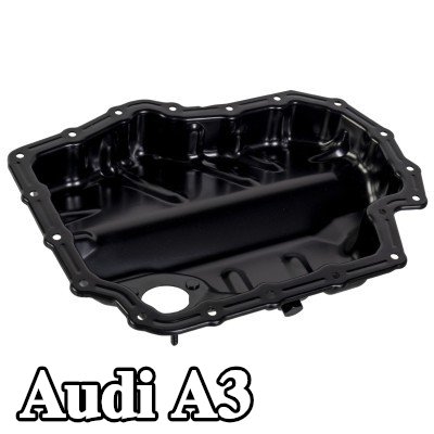 FEBI BILSTEIN حوض الزيت مع سدادة تصريف الزيت, مع فتحة لمستشعر مستوى الزيت, مع حلقة مانعة للتسرب — Audi A3