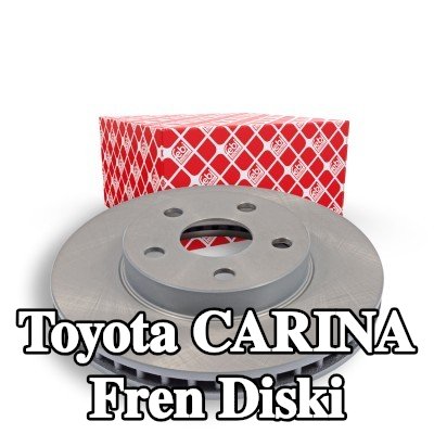 FEBI BILSTEIN Ön aks fren diski, Outer Diameter: 255mm, içten havalandırmalı, Kaplamalı — Toyota Carina