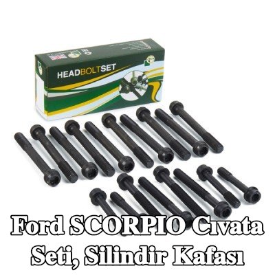 BGA Cıvata Kiti, silindir kafası M12, M14, 136, 5mm — Ford Scorpio