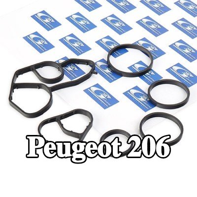 3RG مجموعة حشيات، مبرد الزيت — Peugeot 206