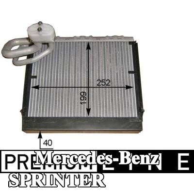MAHLE مبخر تكييف الهواء بدون صمام تمدد — 2012 Mercedes-Benz Sprinter