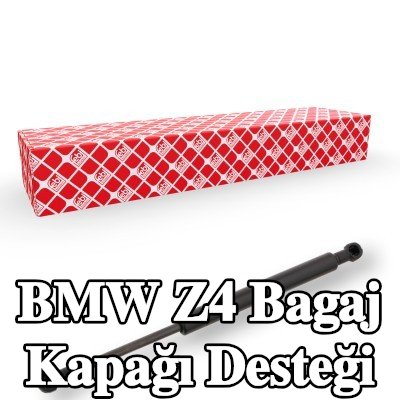 FEBI BILSTEIN Bagaj kapağı amortisörü (Her iki taraf), 296mm — 2002 BMW Z4