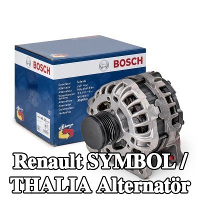 BOSCH Alternatör 125A — Renault Symbol / Thalia