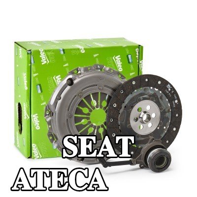 VALEO طقم القابض KIT3P (CSC) مع قابض عالي الكفاءة, مع أسطوانة تابعة مركزية — SEAT Ateca