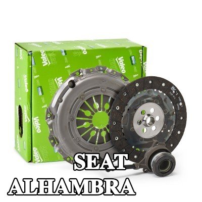 VALEO طقم القابض KIT3P (CSC) مع قابض عالي الكفاءة, مع أسطوانة تابعة مركزية — SEAT Alhambra