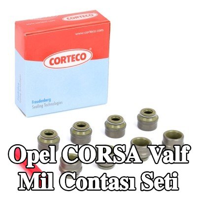 CORTECO Valf mil contası seti — 1990 Opel Corsa