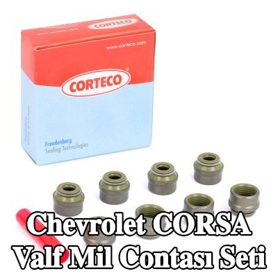 CORTECO Valf mil contası seti — Chevrolet Corsa