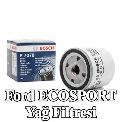 BOSCH Tek çek valflı yağ filtresi — Ford Ecosport