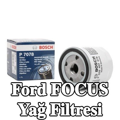 BOSCH Tek çek valflı yağ filtresi — Ford Focus