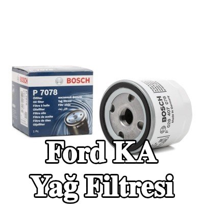 BOSCH Tek çek valflı yağ filtresi — Ford Ka