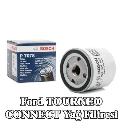 BOSCH Tek çek valflı yağ filtresi — 2016 Ford Tourneo Connect